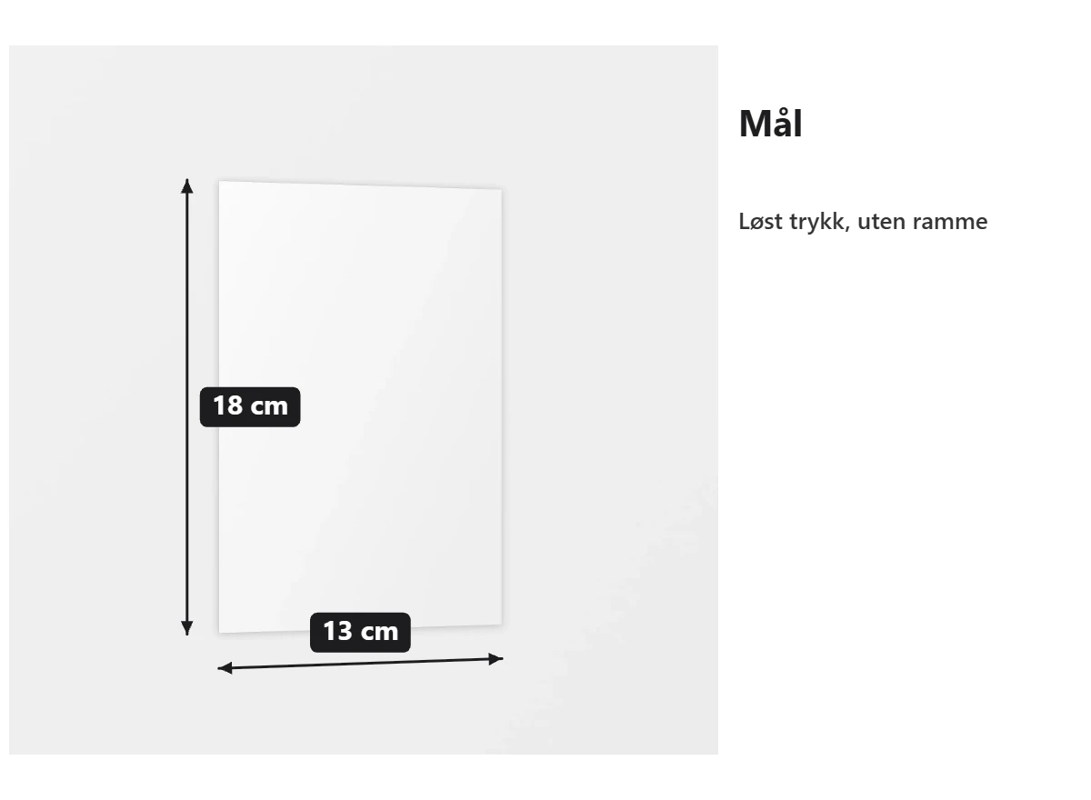 Fotoprint 13 × 18 cm.