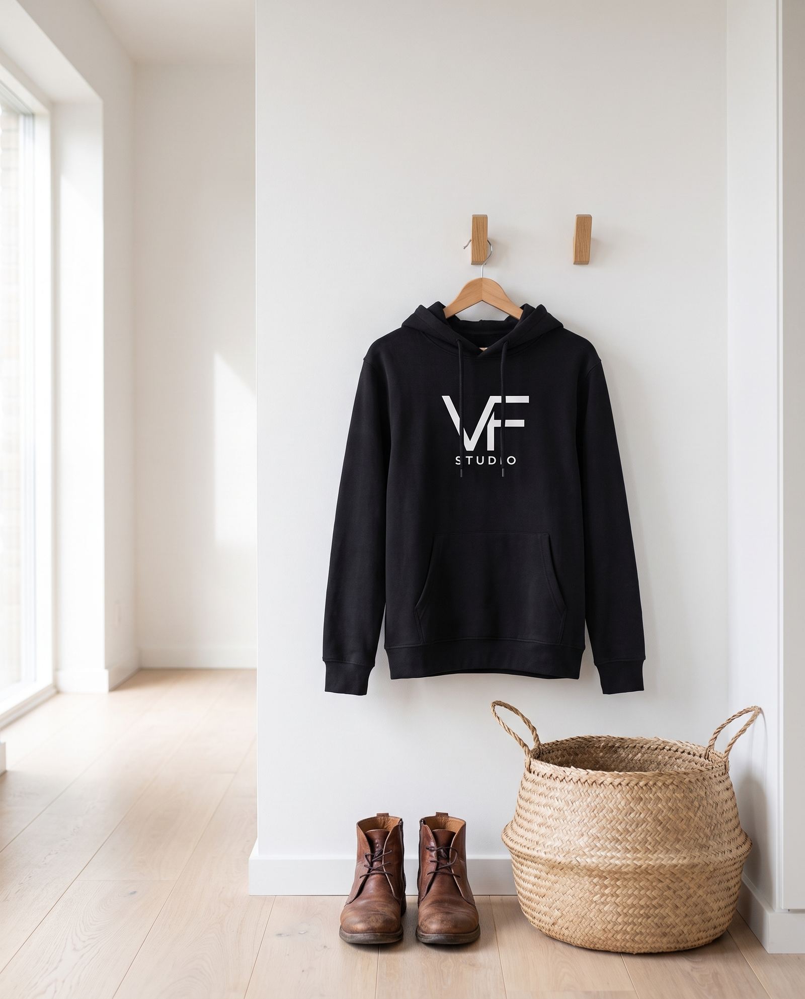 Unisex, sort eller hvit