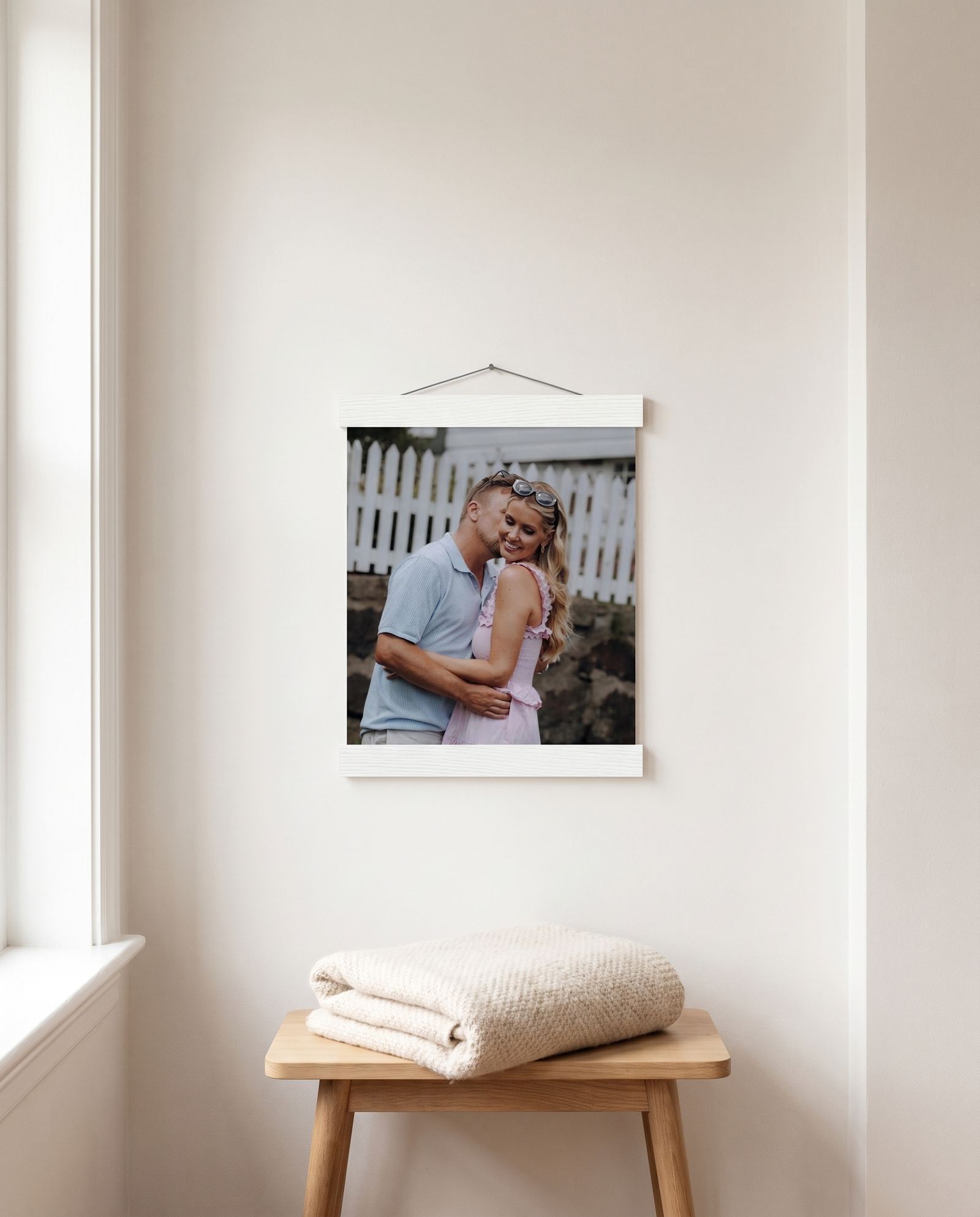 Plakat med henger 20×25