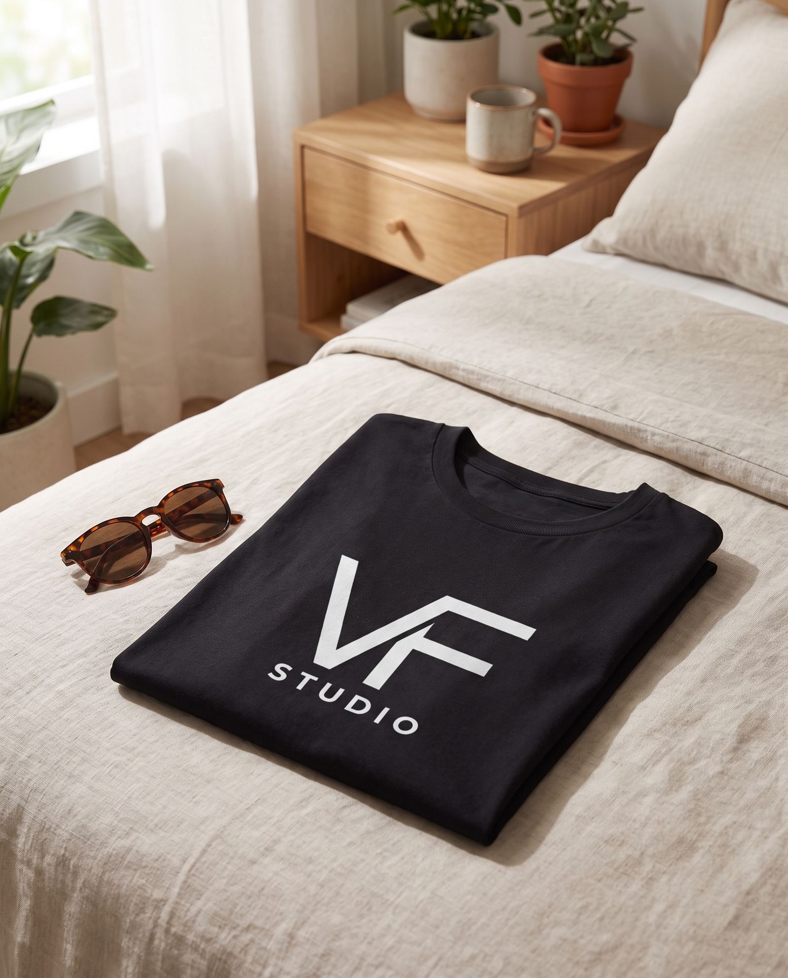 Sort, unisex, XS til XL